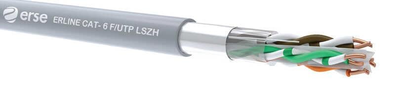 Erse CAT 6 F/UTP LSZH 4X2X23 AWG RAL 7001 Mavi