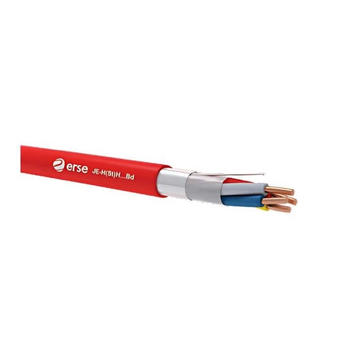 Erse JE-H(St)H Bd 2x2x0,8+0,8 mm² Halogen Free Yangın Kablosu