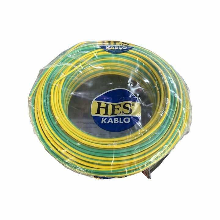Hes Nya Kablo 4 mm² Sarıyeşil ( H07v-U )