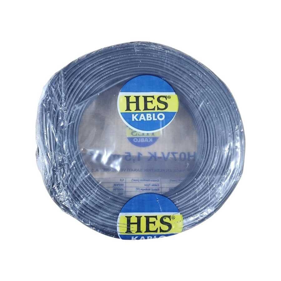 Hes Nyaf Kablo 1,5 mm² Siyah ( H07v-K )