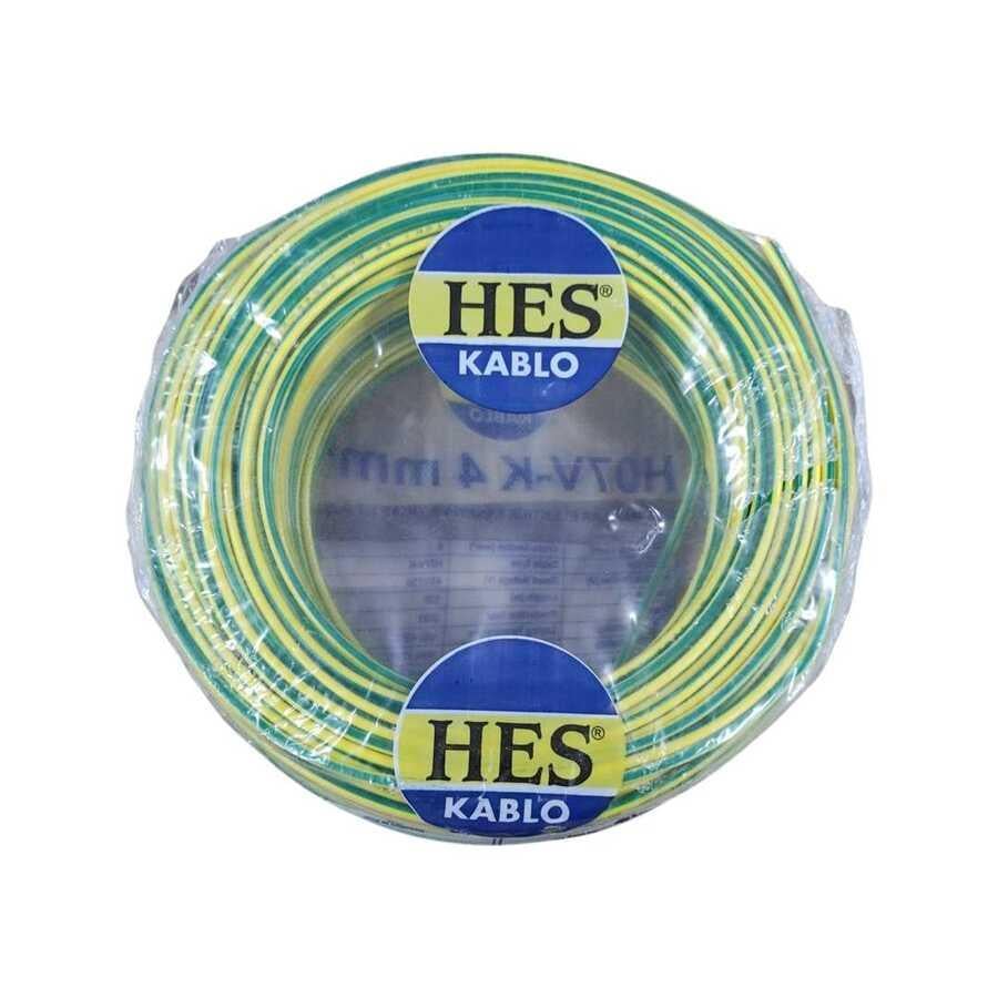 Hes Nyaf Kablo 4 mm² Sarıyeşil ( H07v-K )