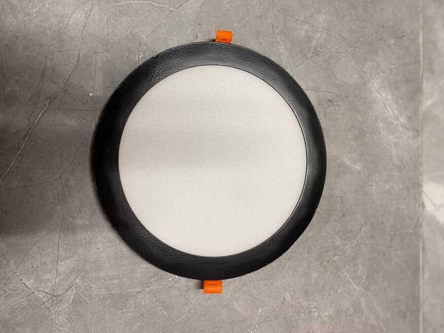 Jupiter 18w Yuvarlak Panel Led Siyah Kasa (Beyaz ışık+6500k) Ld483 B