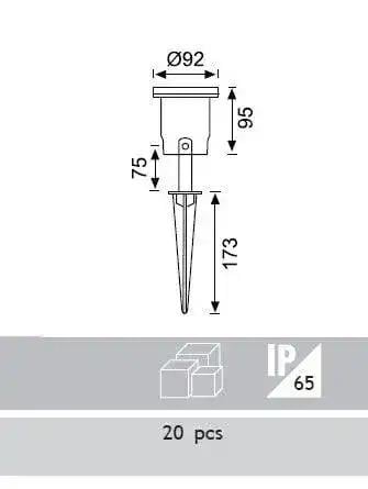 Jupiter JG654 Bahçe Spot