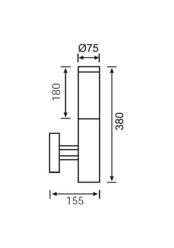 Jupiter JG822 Bahçe Aplik