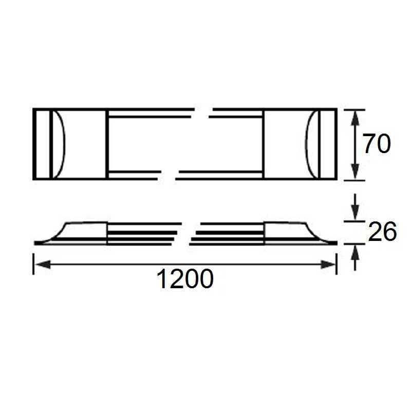 Jupiter JK120 36W 120 cm Led Bant Armatür Beyaz Işık 6500K