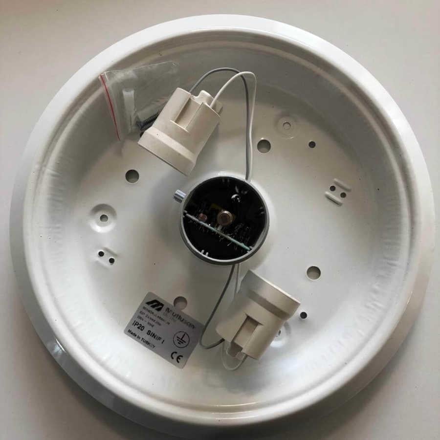 Mutlusan 360° Sensörlü Tavan Glop Armatür (2x25w)