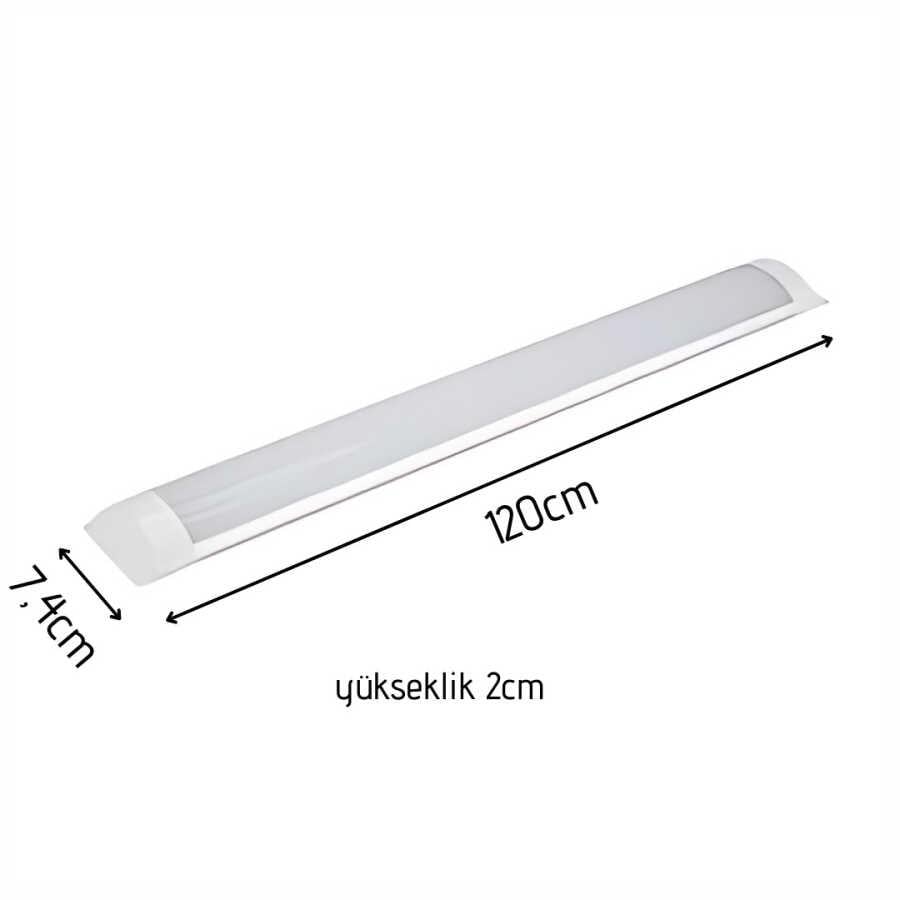 Nade 36W 120cm Ledli Bant Armatür (6500K-Beyaz Işık)