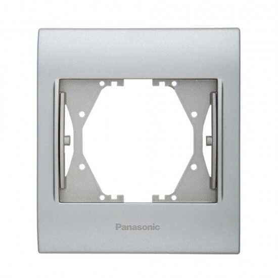 Thea/Panasonic Blu Chrome Matt+Beyaz Tekli Çerçeve
