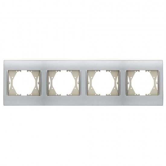 Thea/Panasonic Blu Inox Matt+Dore Dörtlü Çerçeve