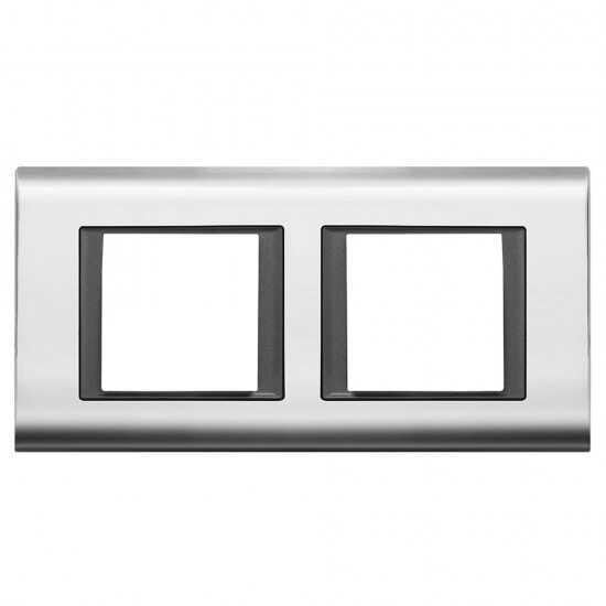 Thea/Panasonic Ultima Metalik Chrome 2X2M Çerçeve