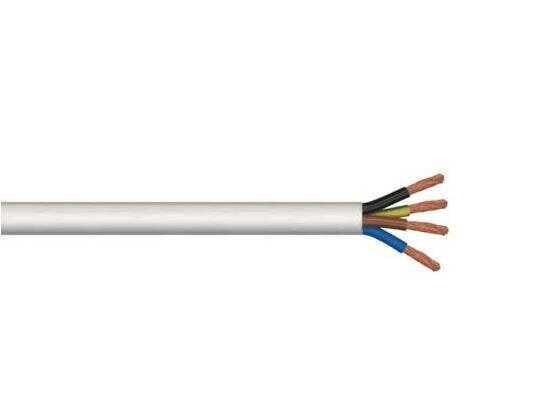 Ünal 4x0,75 mm² TTR Kablo Beyaz H05VV-F