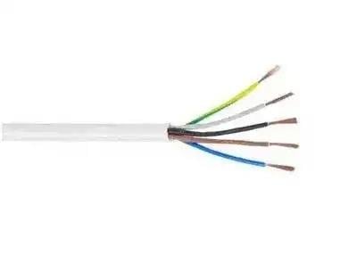 Ünal 5x1,5 mm² TTR Kablo Beyaz H05VV-F 100'lük