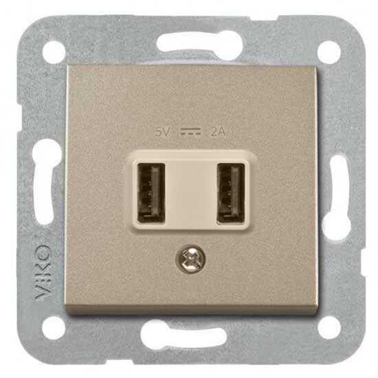 Viko Artline Novella/Trenda Bronz Usb Priz Kapak 5v- (Mekanizma Hariç)