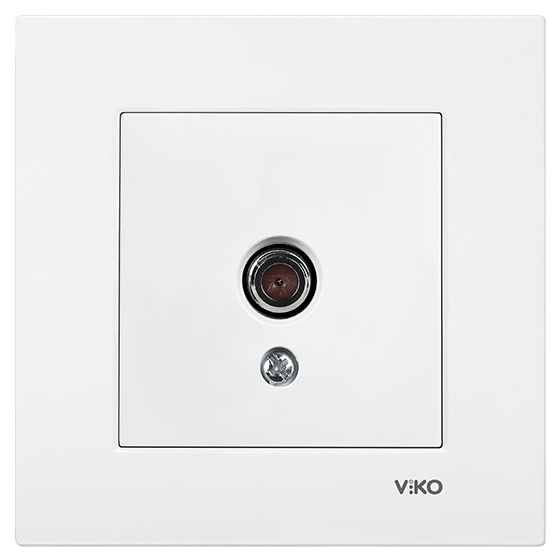 Viko Karre/Meridian Beyaz Tv Geçişli 8db Mekanizma (Çerçeve Hariç) 90967059