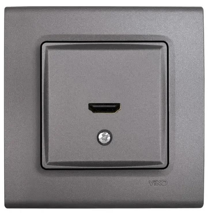 Viko Linnera Life Granit Grisi Hdmi Konnektör Mekanizma Kapak 90442028