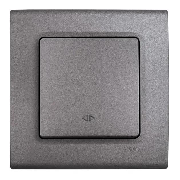 Viko Linnera Life Granit Grisi Permütatör Mekanizma + Düğme (Çerçeve Hariç) 90442031