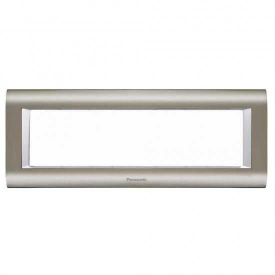Viko Panasonic Thea Sistema Inox + Metalik Beyaz 7M Çerçeve