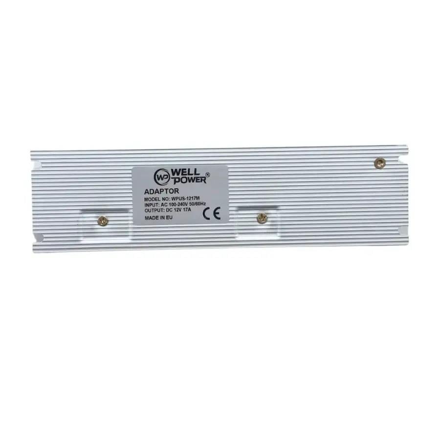 Wellbox 12V 17 Amper Metal Adaptör 205W