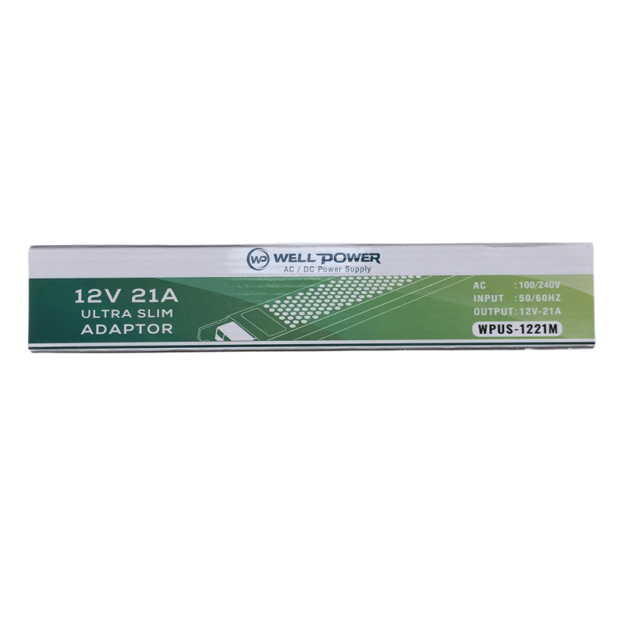 Wellbox 12V 21 Amper Metal Adaptör 250W