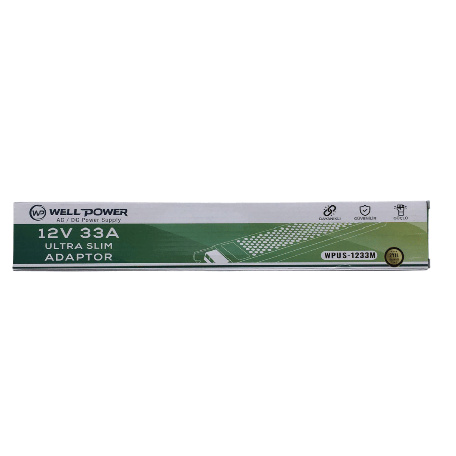 Wellbox 12V 33 Amper Metal Adaptör 400W