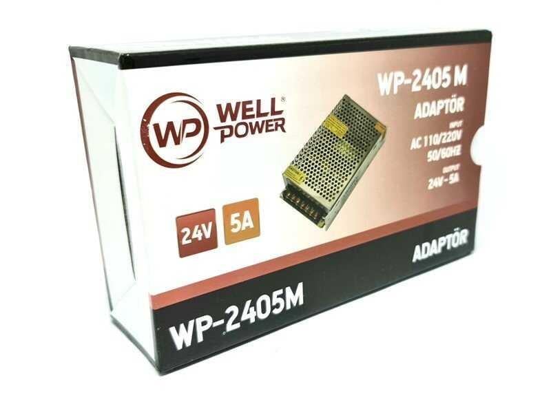 WellPower 24Volt 5 Amper Metal Kasa Adaptör