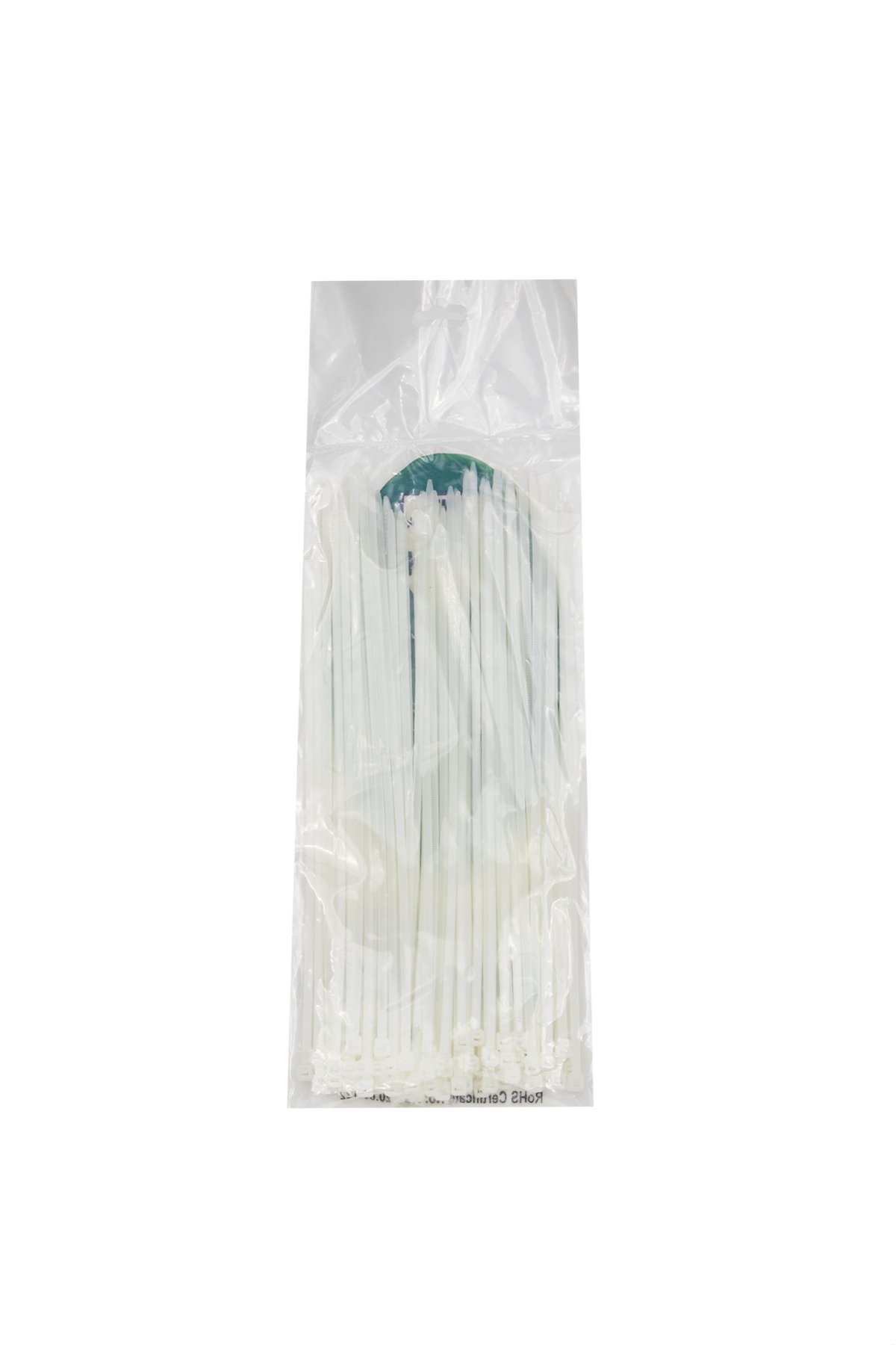 Zenith 2,5x200 Beyaz Kablo Bağı & Plastik Kelepçe & Cırt Kelepçe 100 Adet (paket)