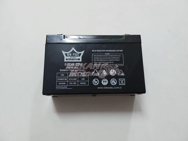 AKÜ 6V 12AH JAWA 250