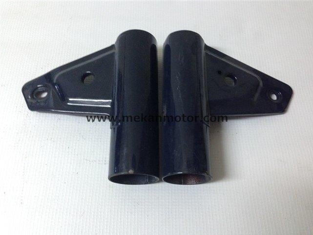 HEADLAMP HOLDER PAIR MINSK 125E BLUE