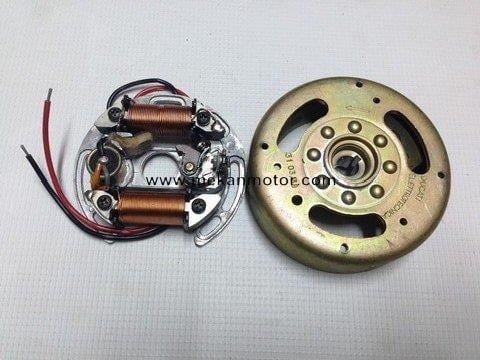 STATOR AND FLYWHEEL 6V DUCATI MINARELLI 3-4