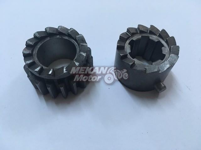 KICKSTARTER RATCHET AND PINION SET MZ
