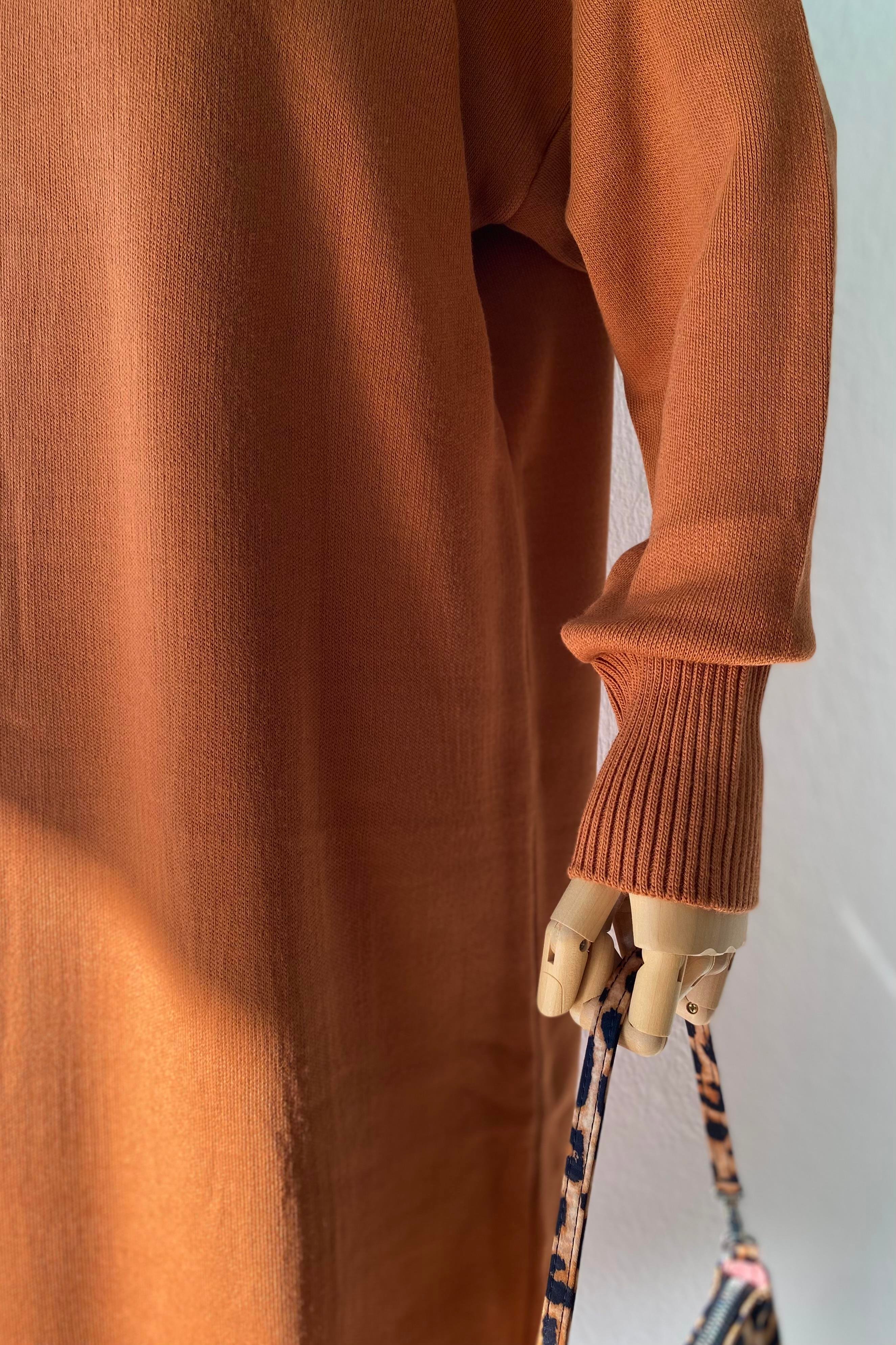 Basic Triko Elbise Tarçın