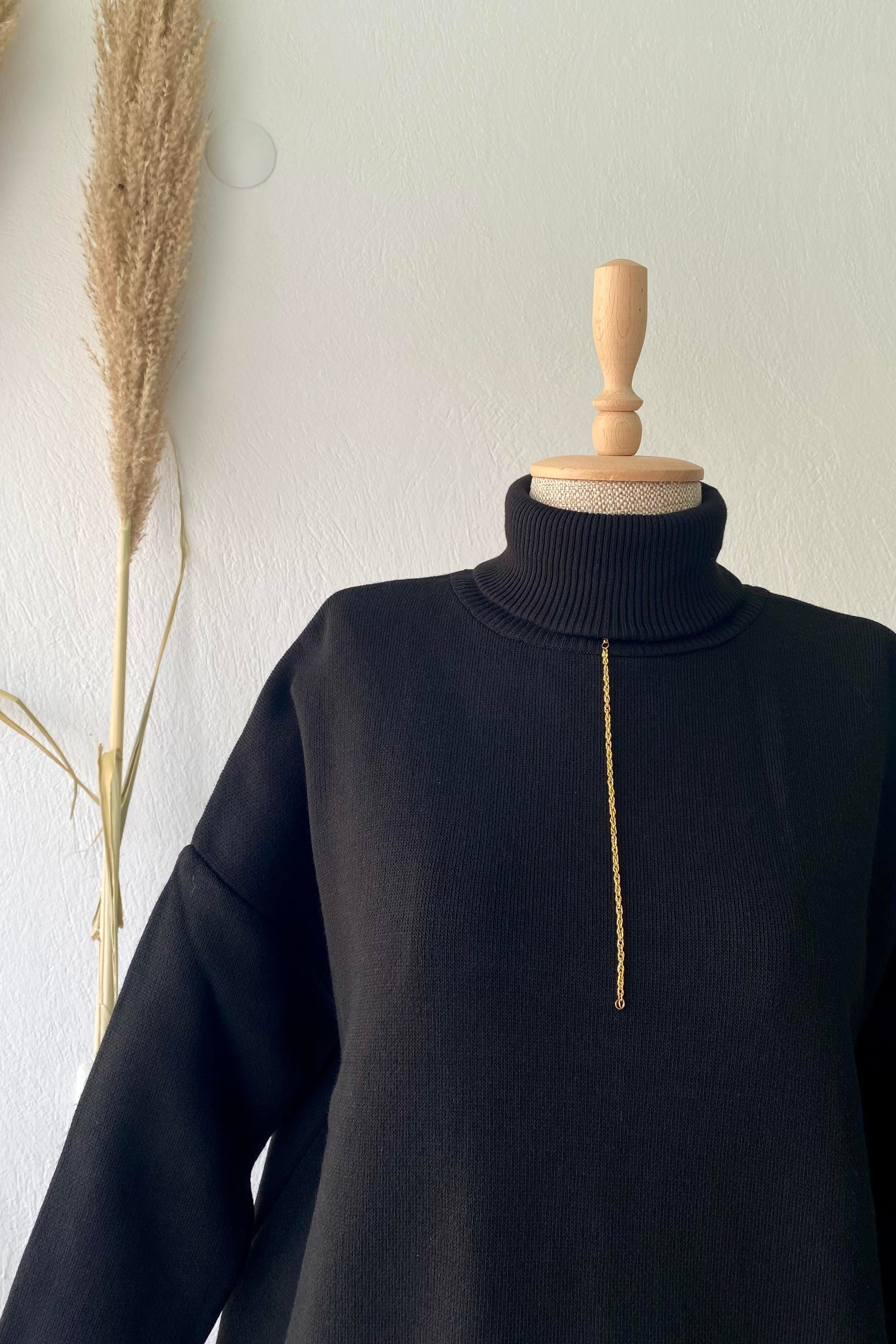 Basic Triko Kazak Siyah