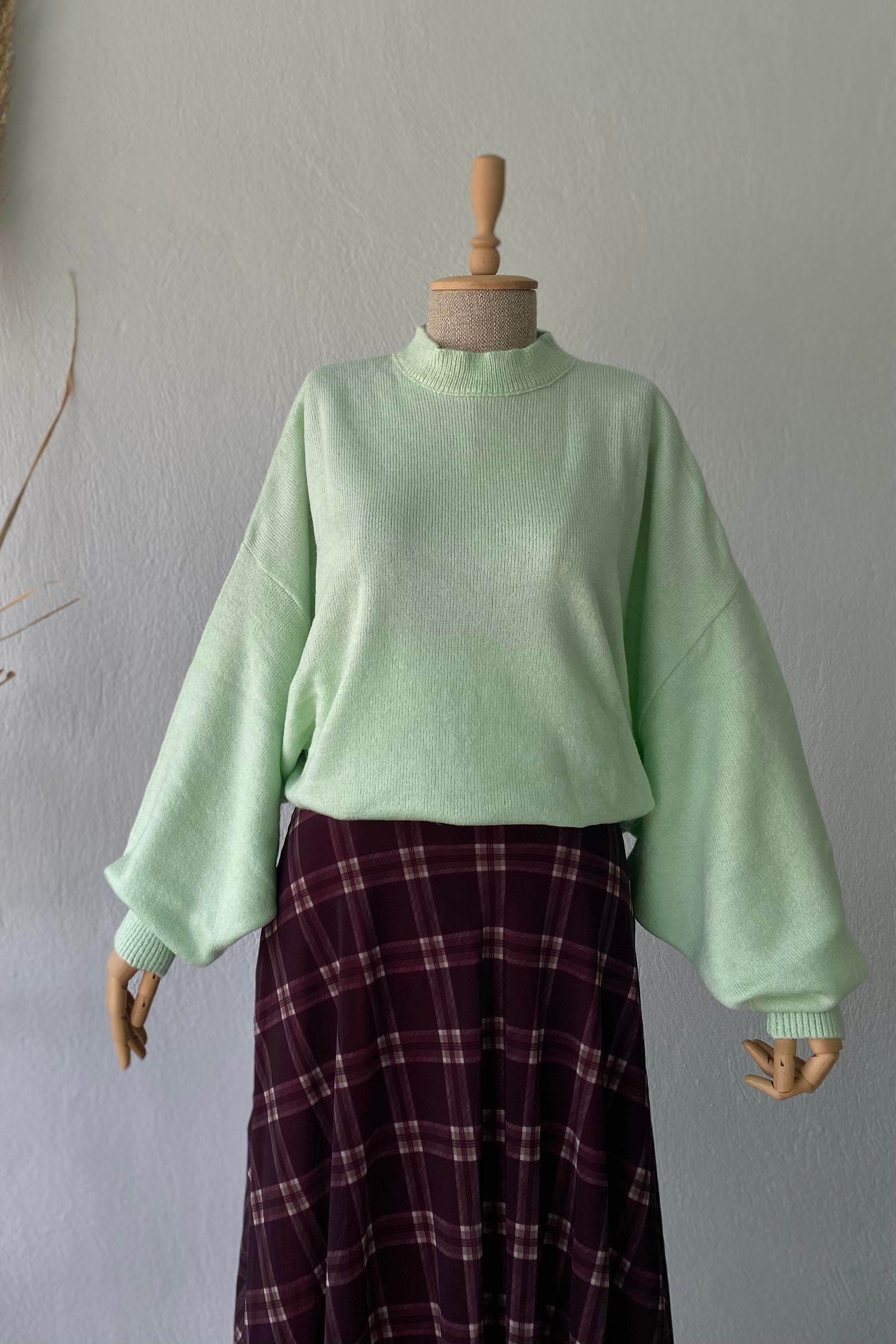 Lena Kazak Limon Yeşili