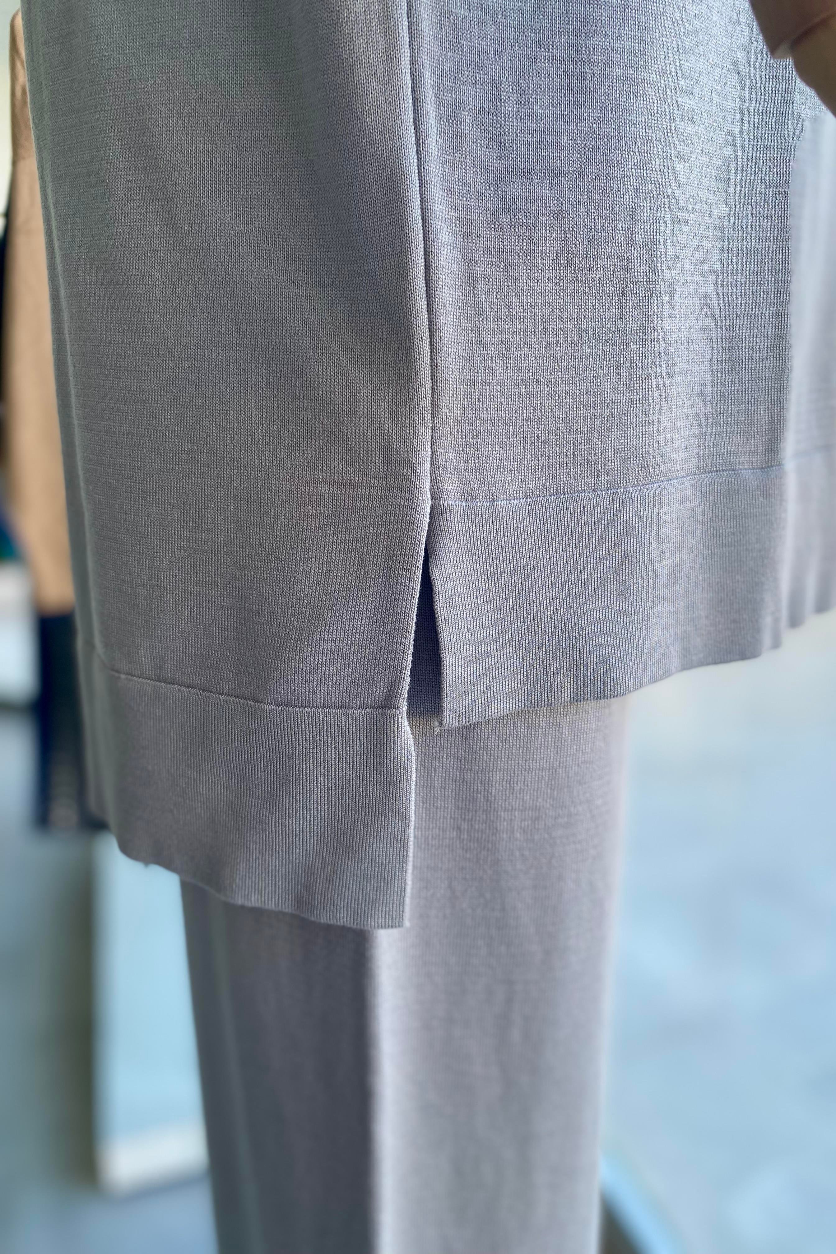 Merserize İkili Takım Gri