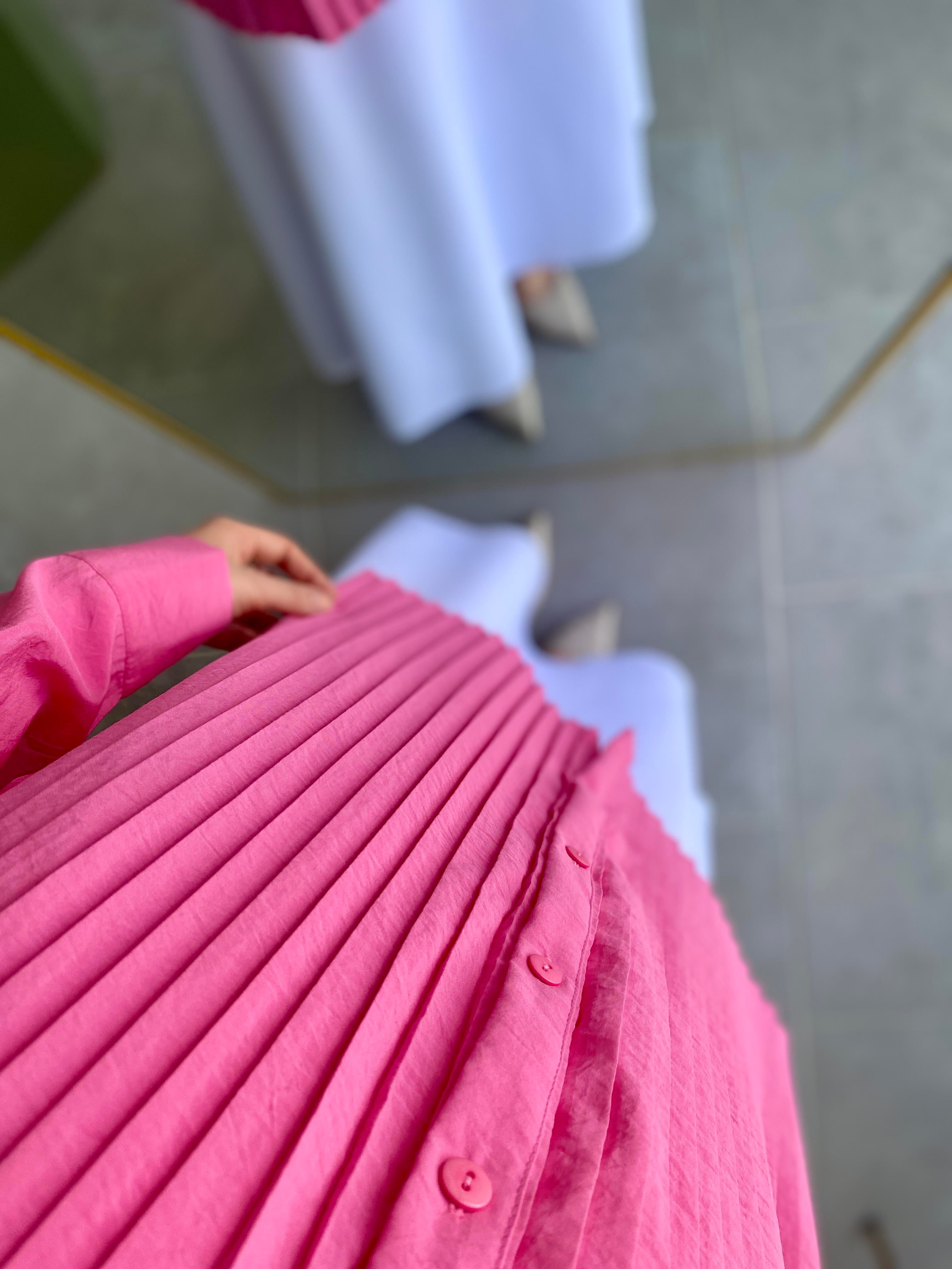 Piliseli Gömlek Pembe