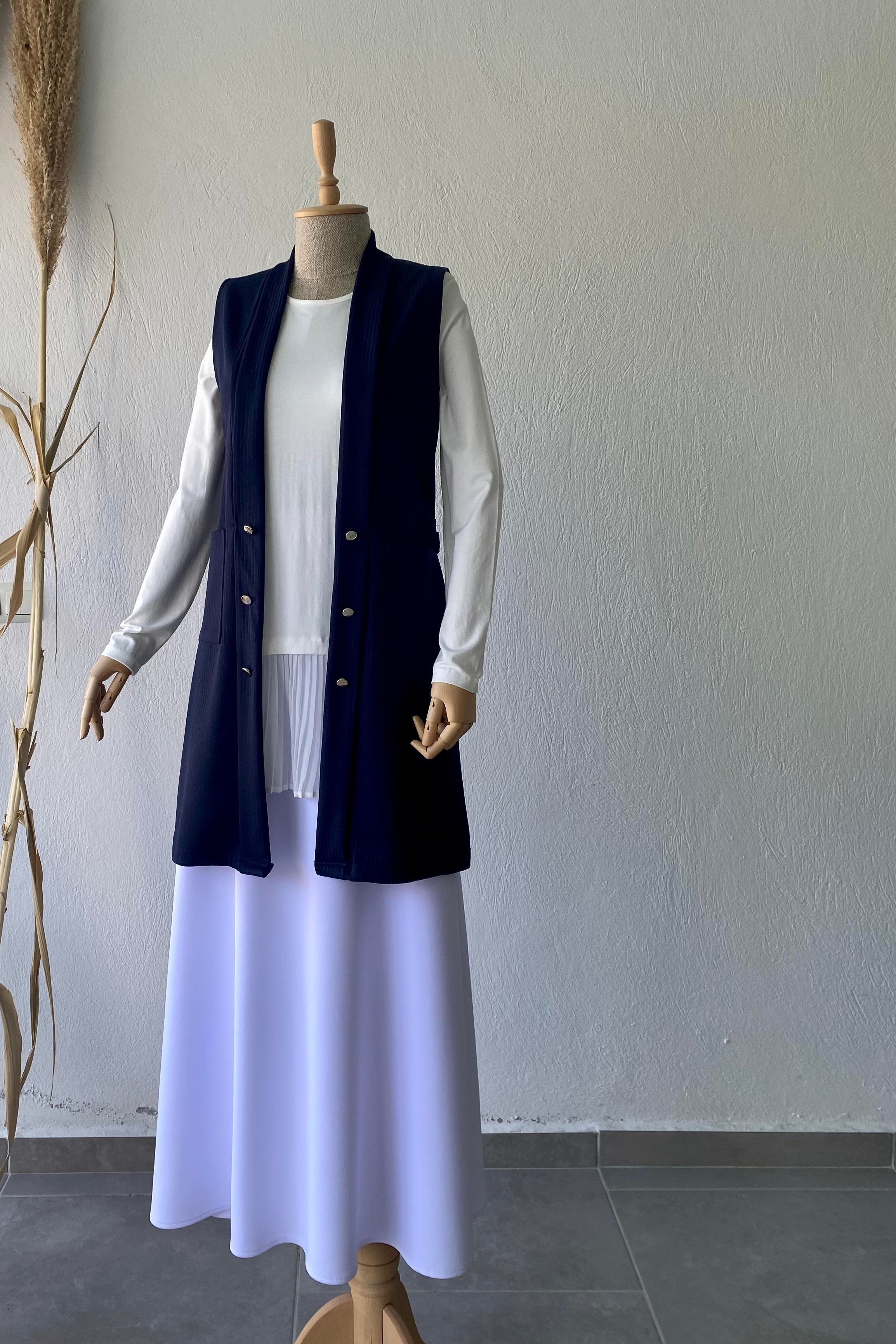 Simli Scuba Yelek Lacivert