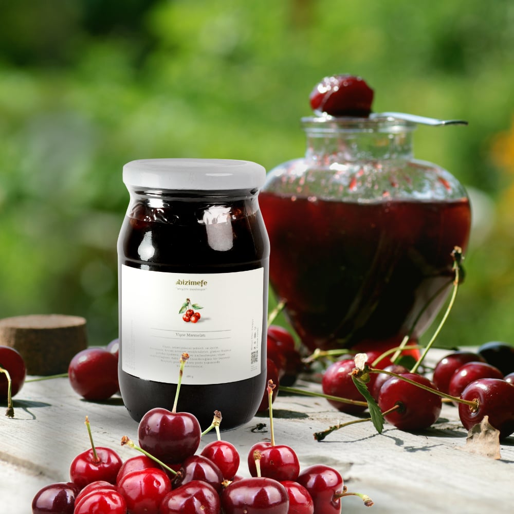Bizimefe Doğal Vişne Marmelatı 400 gr