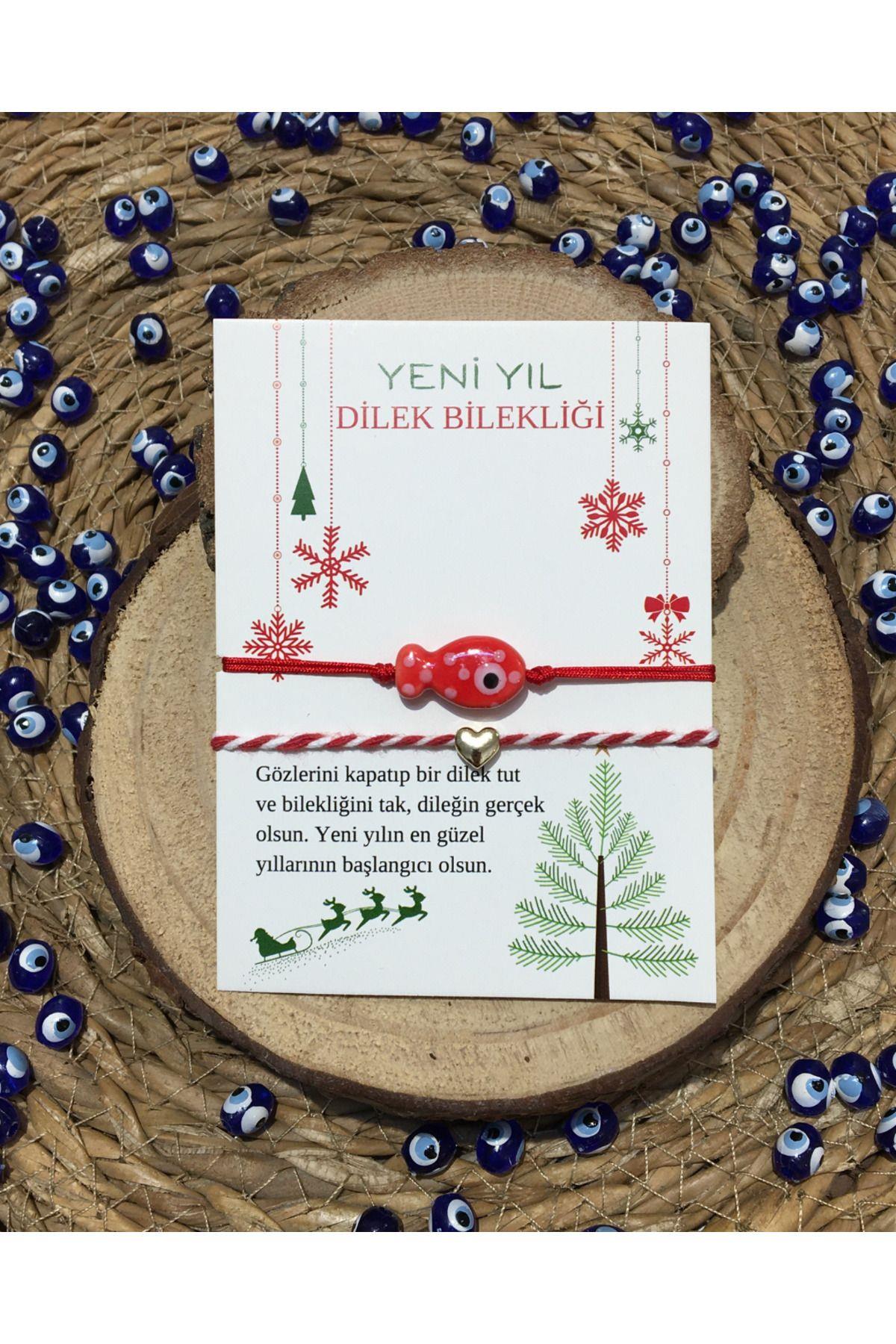 Seramik Kırmızı Balık Bileklik