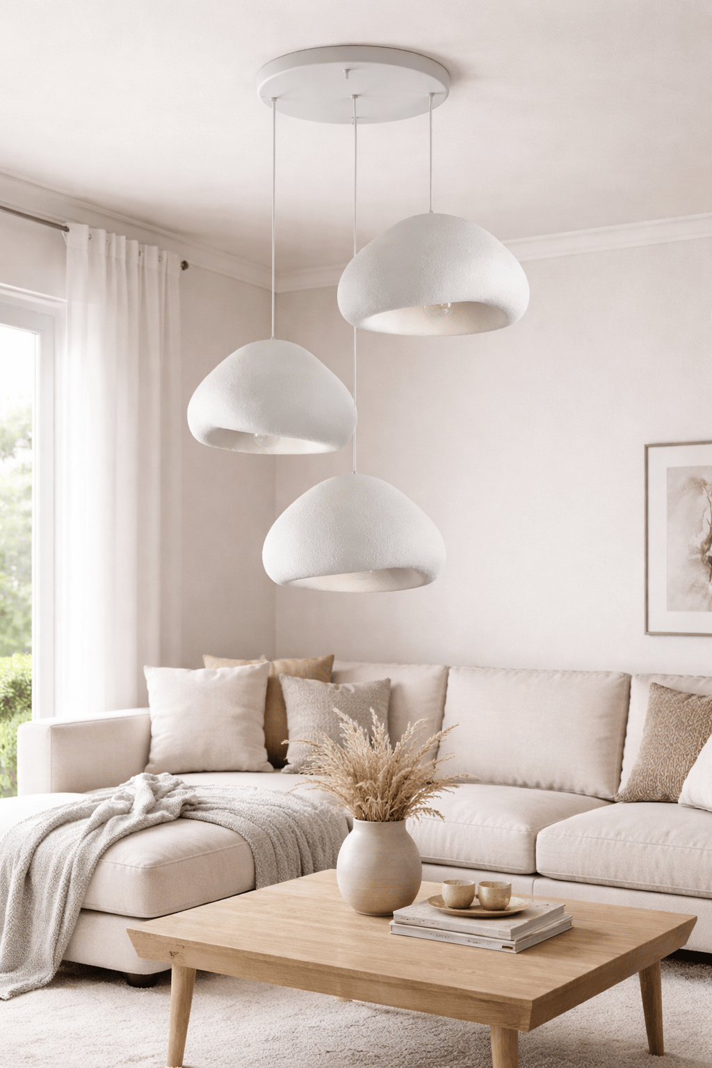 Lore Serisi 40-40-40 cm 3'lü Avize Seti