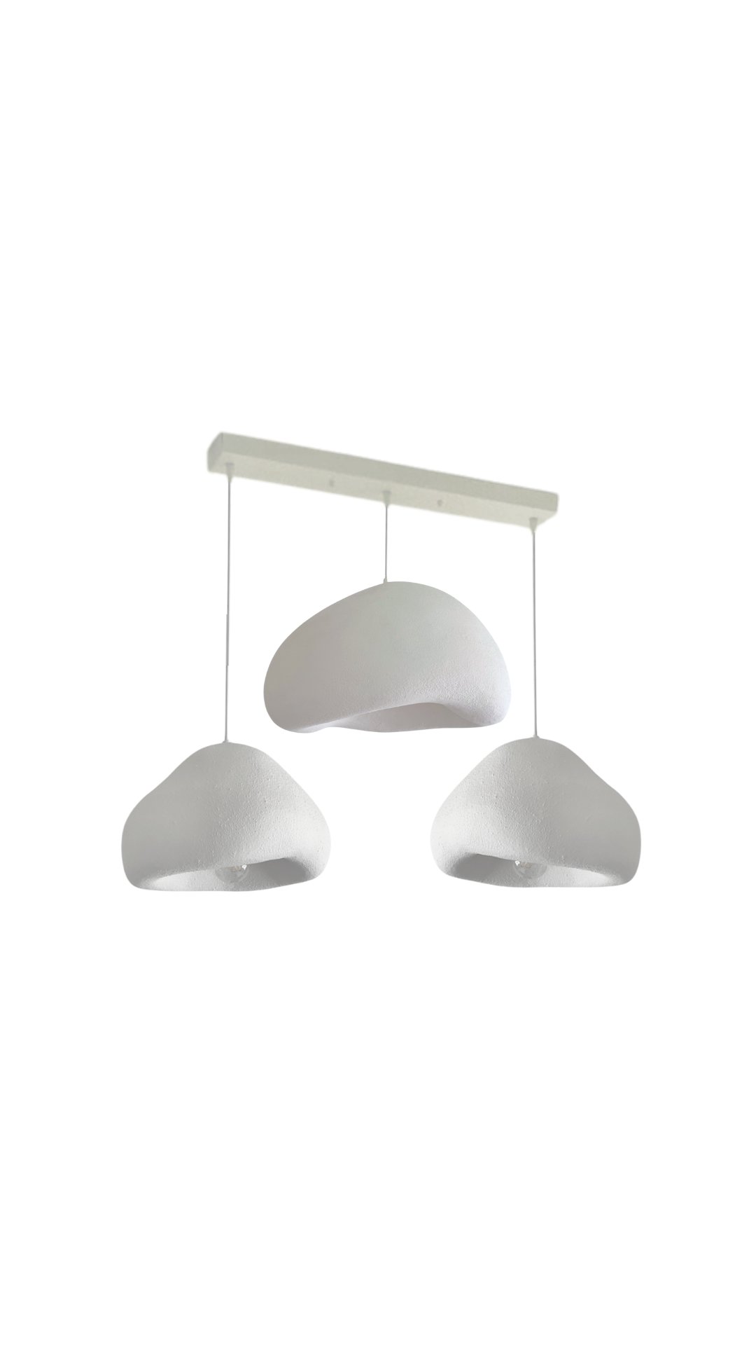 Lore Serisi Üçlü Sarkıt Avize (40-50-40 CM )
