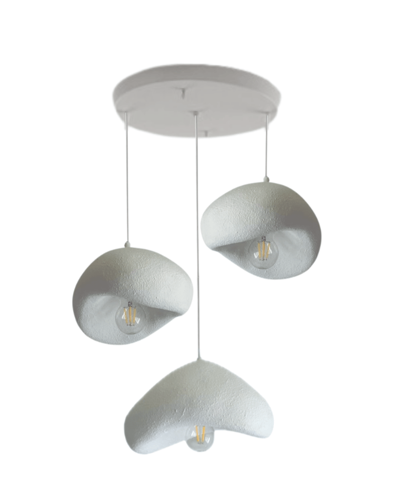 Luna Serisi 30-30-30 cm 3'lü Set Avize