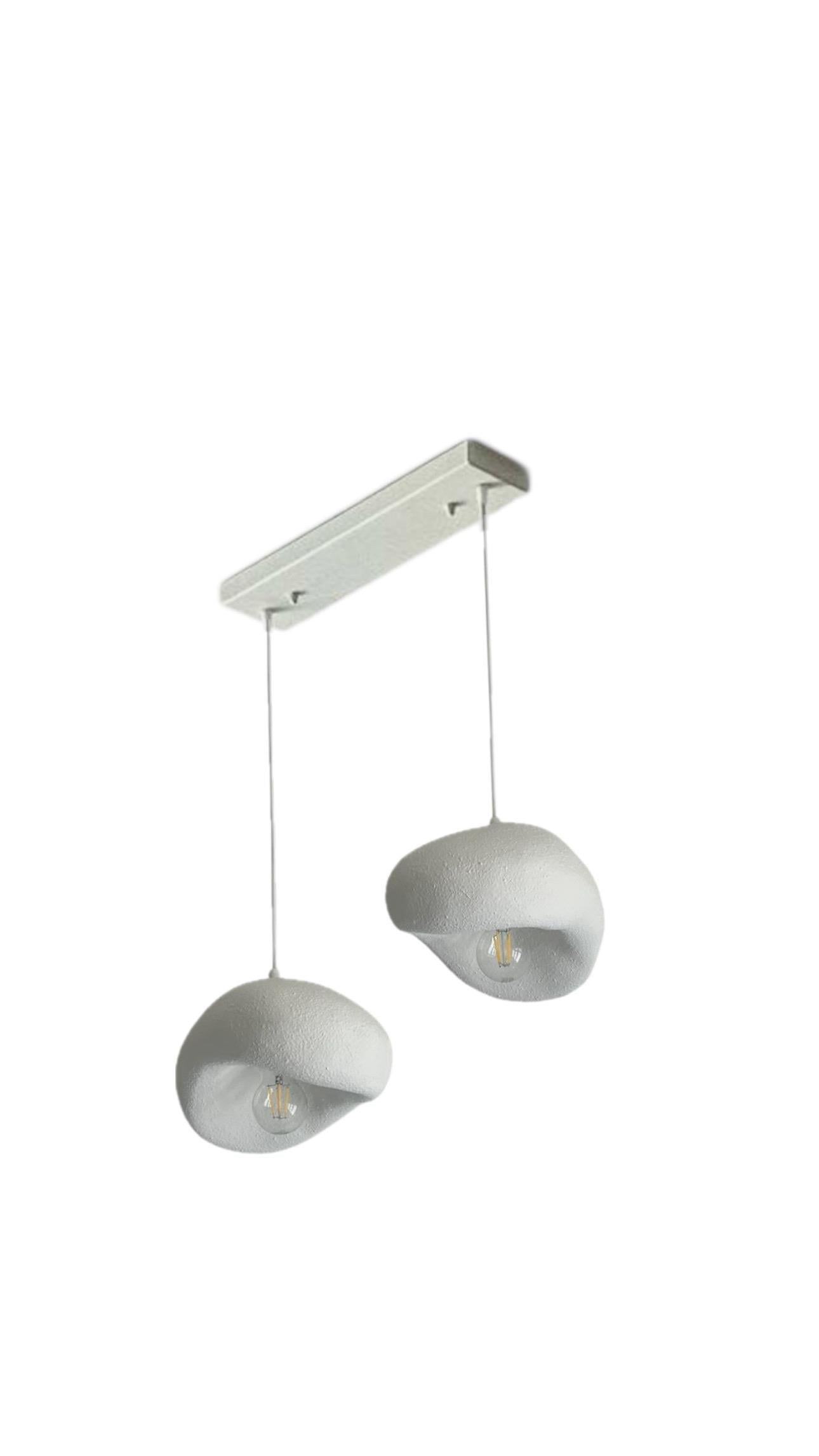 Luna Serisi 30-30 cm 2'li Set Avize