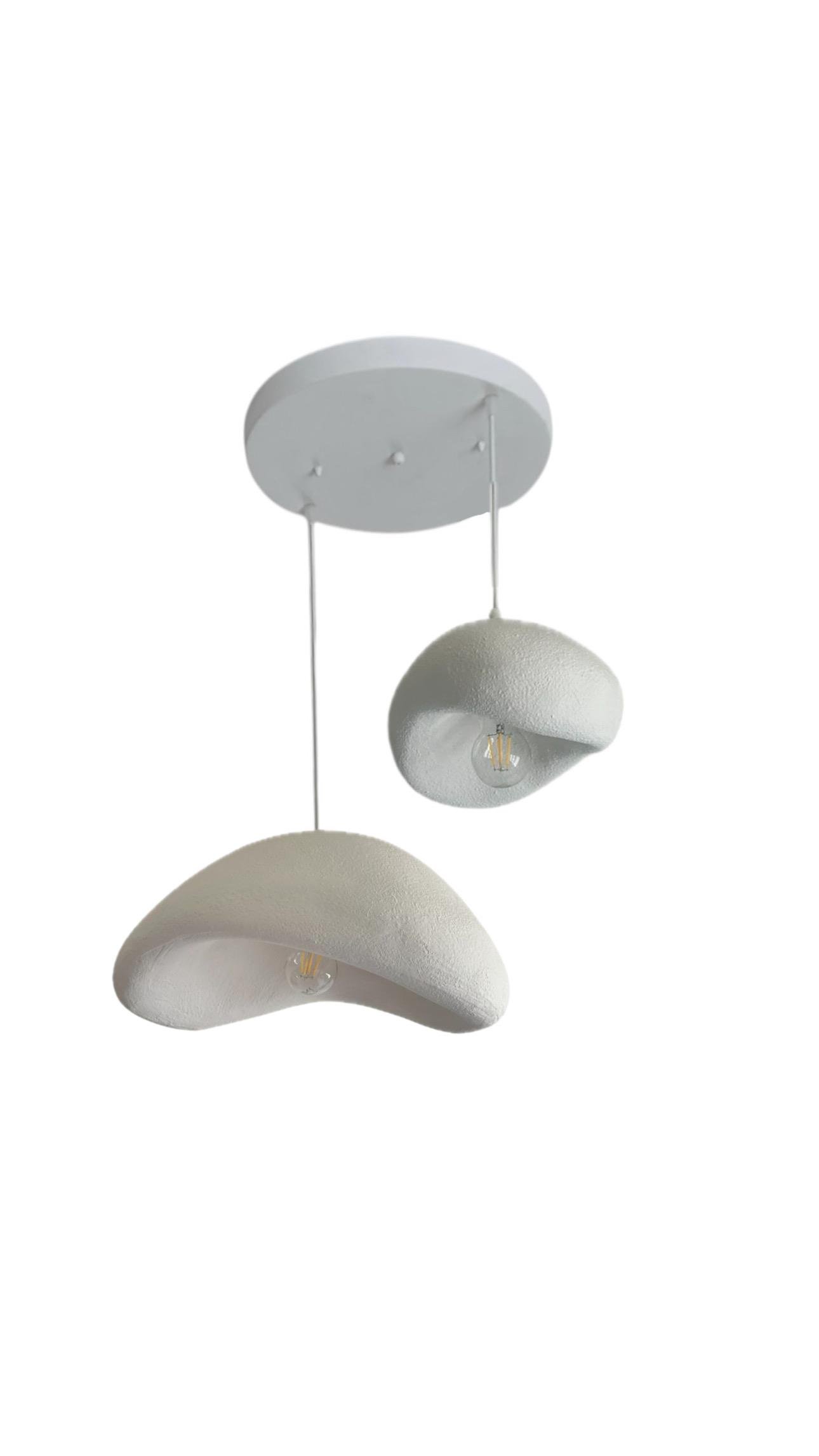 Luna Serisi 30-40 cm 2'li Set Avize