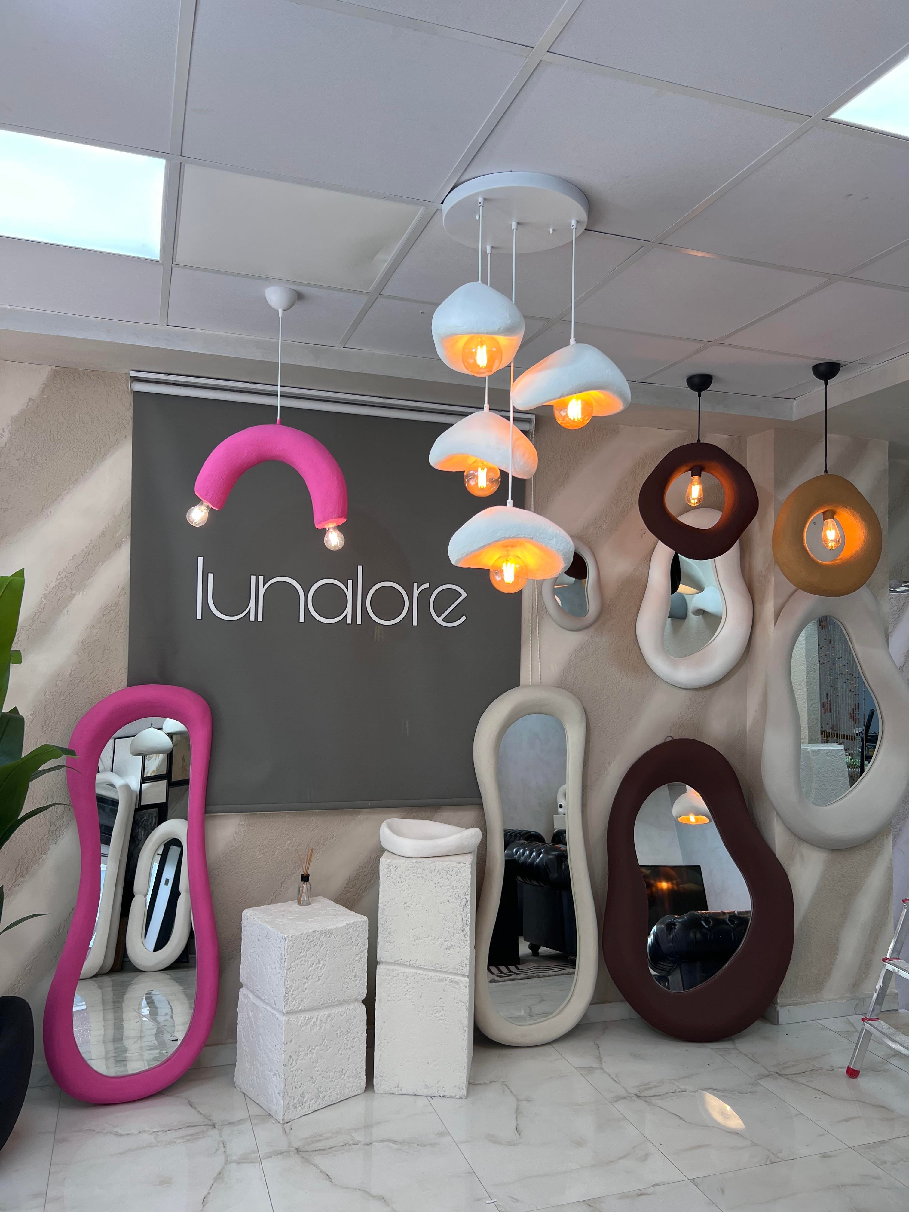 Luna Serisi 45 CM – Çift Ampullü Modern Aydınlatma