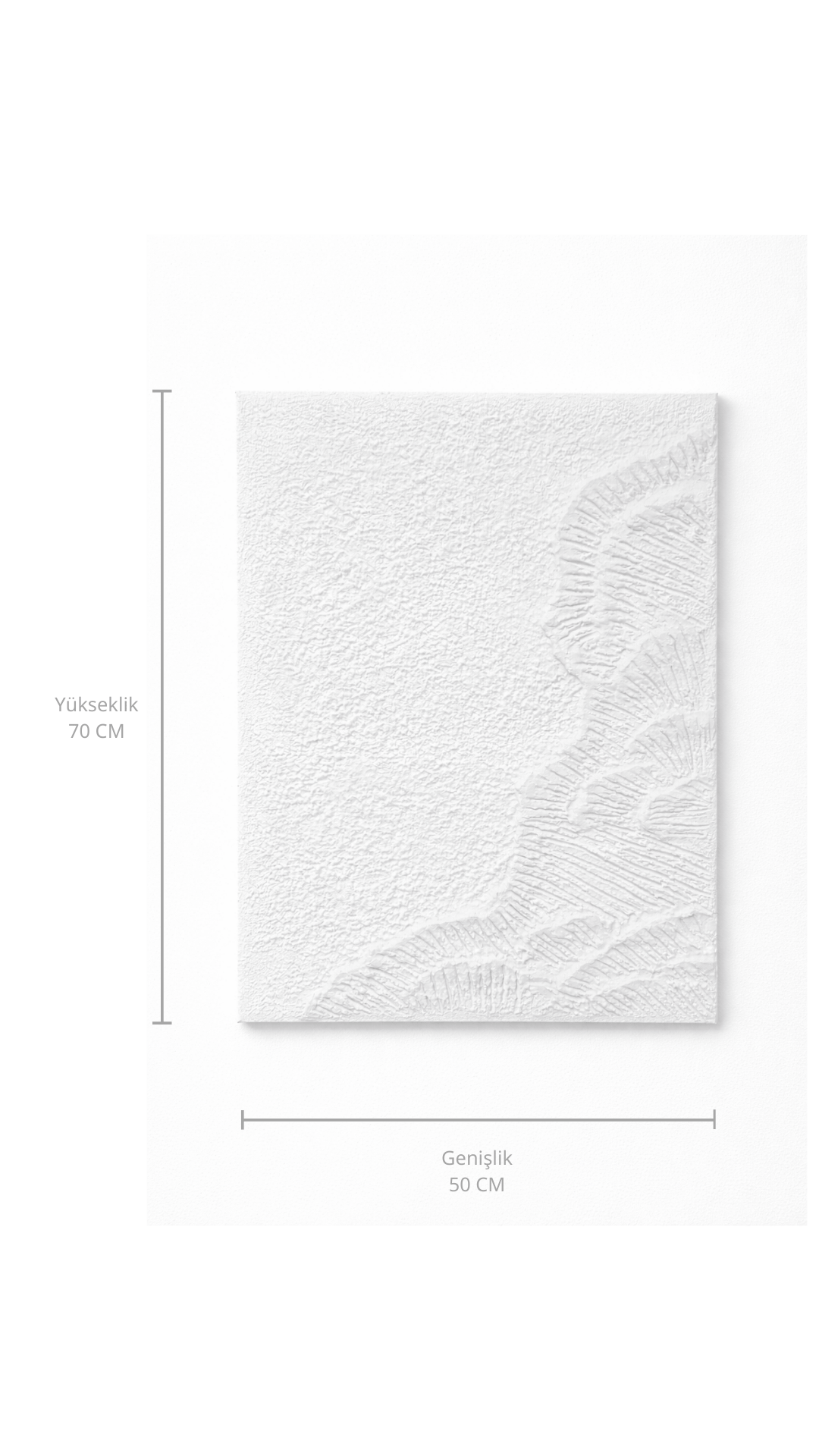Traverten dokulu kanvas tablo  (Özel Tasarım)