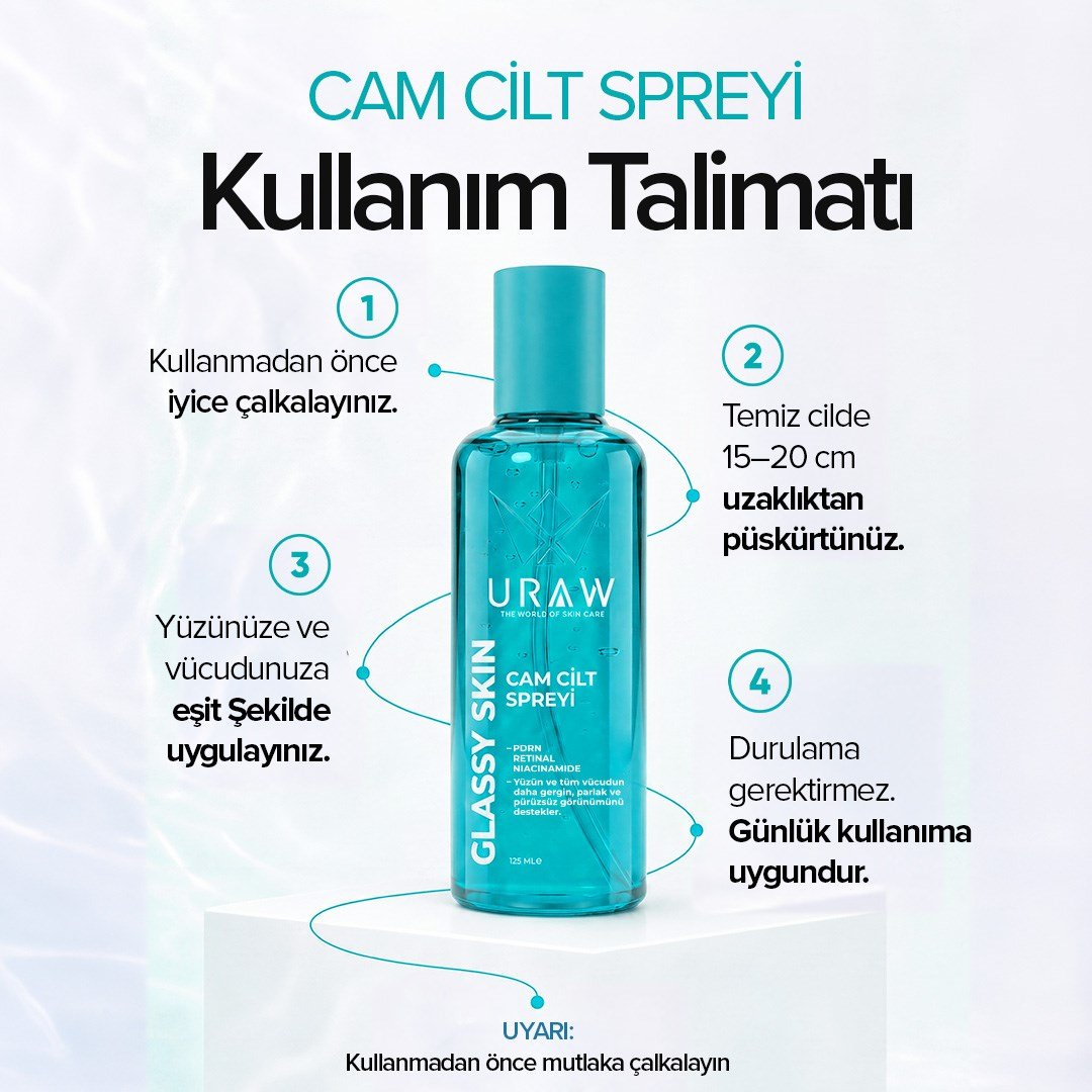 Uraw Cam Cilt Spreyi 