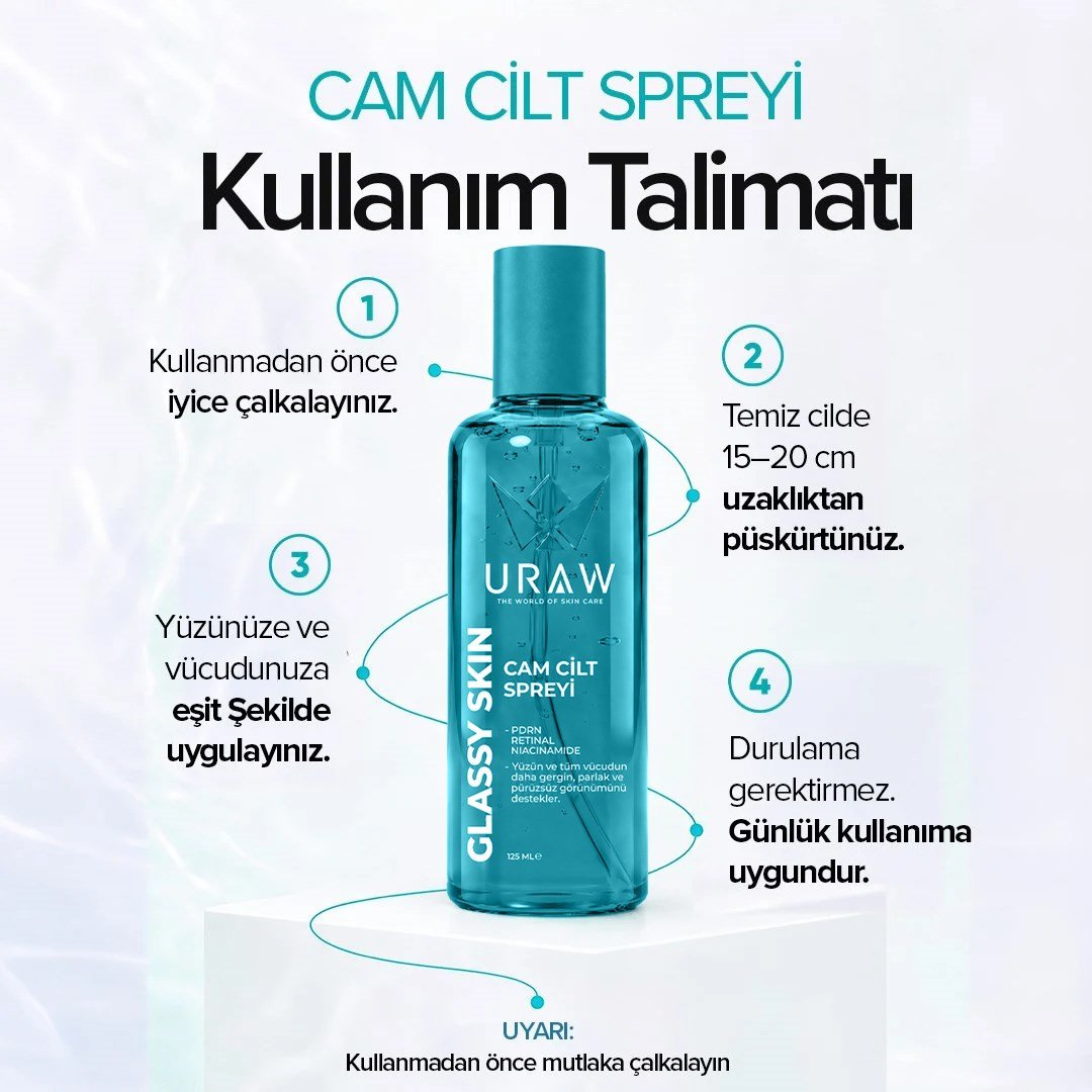 Uraw Cam Cilt Spreyi 