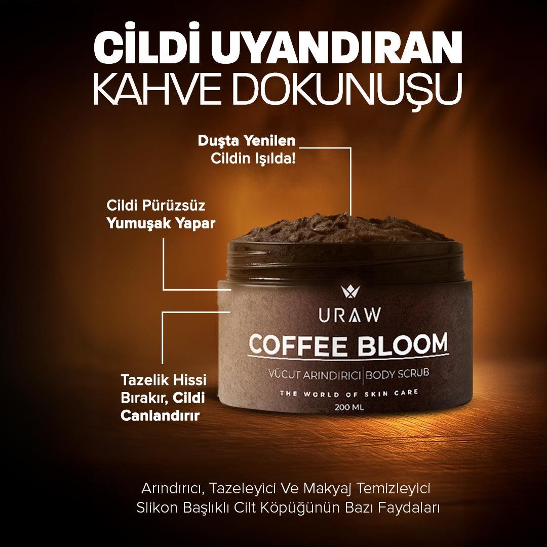 Uraw Coffee Bloom – Arındırıcı Body Scrub