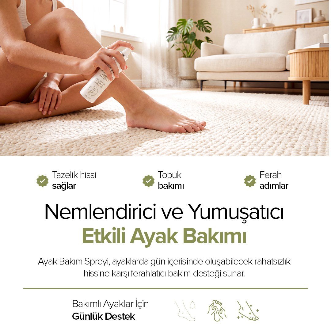 Ayak Bakım Spreyi – Ferahlık & Koku Kontrolü