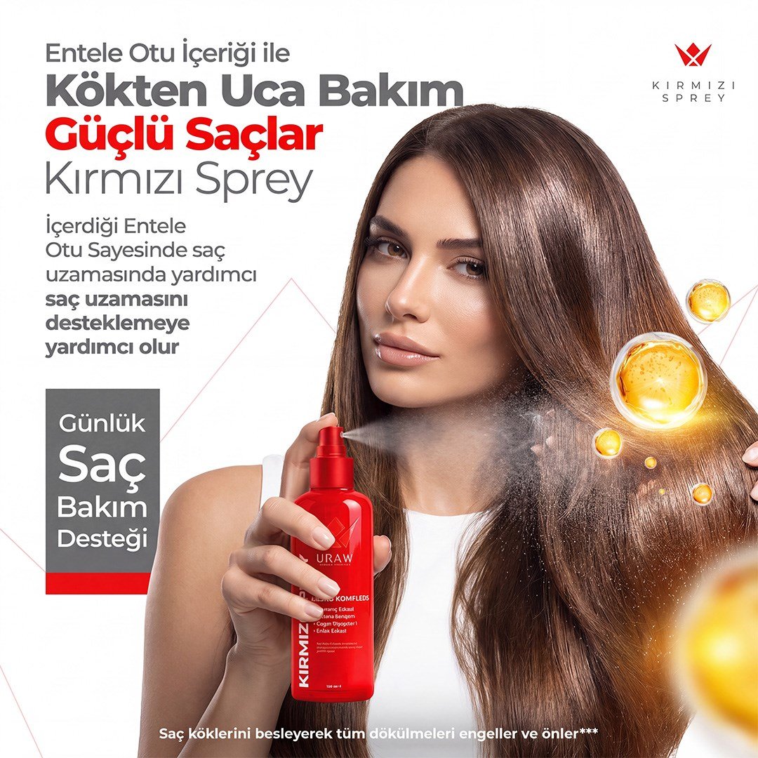Entele Kırmızı Sprey 